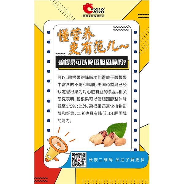 碧根果可以降低膽固醇嗎？